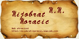 Mijobrat Moračić vizit kartica